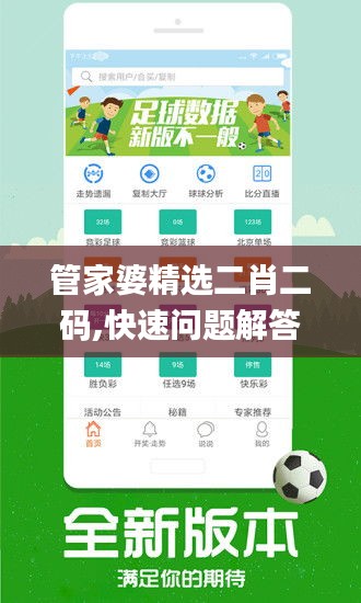 管家婆精选二肖二码,快速问题解答_原汁原味版YDB13.32