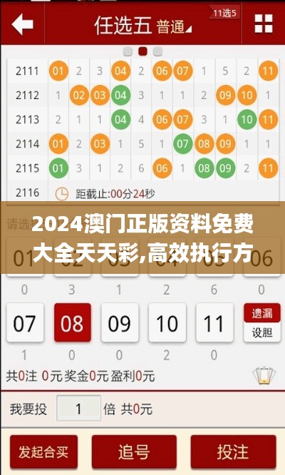 2024澳门正版资料免费大全天天彩,高效执行方案_活动版LKB52.806