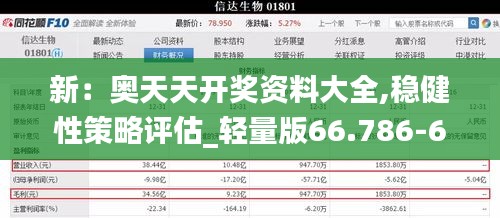 新：奥天天开奖资料大全,稳健性策略评估_轻量版66.786-6
