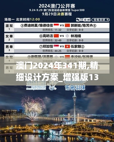 澳门2024年341期,精细设计方案_增强版13.920