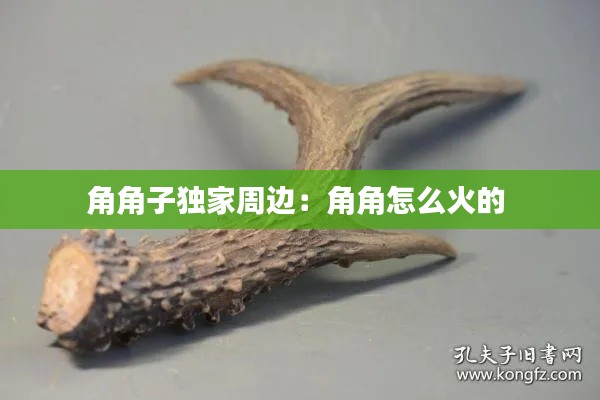 角角子独家周边：角角怎么火的 