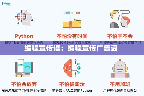 编程宣传语：编程宣传广告词 