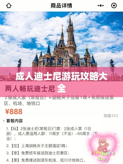 成人迪士尼游玩攻略大全