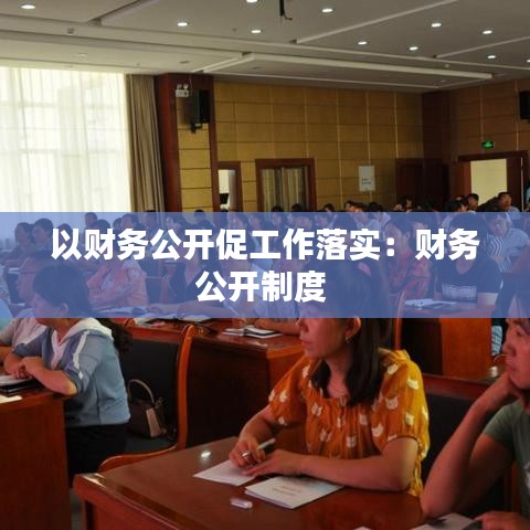以财务公开促工作落实：财务公开制度 