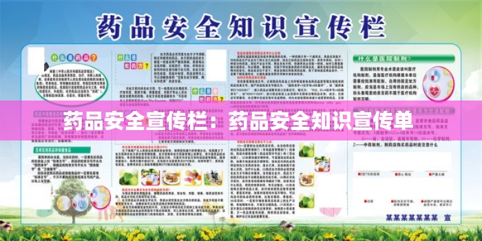 药品安全宣传栏：药品安全知识宣传单 