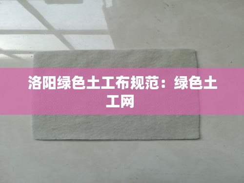 洛阳绿色土工布规范：绿色土工网 