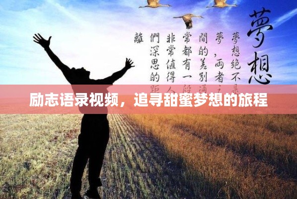 励志语录视频，追寻甜蜜梦想的旅程