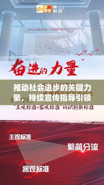 推动社会进步的关键力量，持续宣传指导引领前行。